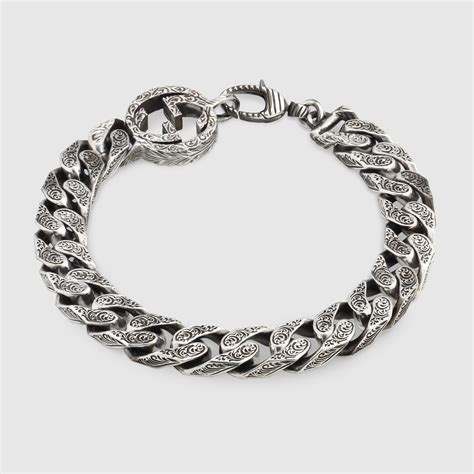 silver chain bracelet gucci